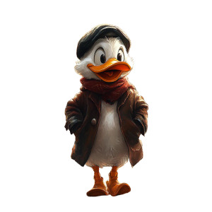 Happy Scrooge Mcduck V5 Vinyl Car Decal Sticker – Waterproof & UV-Resistant 8"