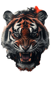 Angry Tiger Tattoo V3 Vinyl Car Decal Sticker – Waterproof & UV-Resistant 8" Angry Tiger Tattoo V3 Vinyl Car Decal Sticker – Waterproof & UV-Resistant 8"