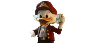 Uncle Scrooge Vault Vinyl Car Decal Sticker – Waterproof & UV-Resistant 8"