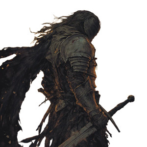 Battle-Worn Knight V5 Vinyl Car Decal Sticker – Waterproof & UV-Resistant 8"