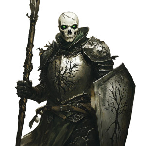 Skull-Headed Knight V2 Vinyl Car Decal Sticker – Waterproof & UV-Resistant 8"