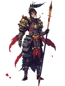 Zombie Warrior Pixel Vinyl Car Decal Sticker – Waterproof & UV-Resistant 8"