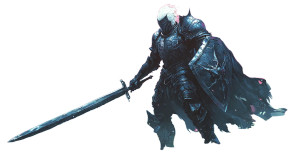 Frost Armored Warrior Vinyl Car Decal Sticker – Waterproof & UV-Resistant 8"