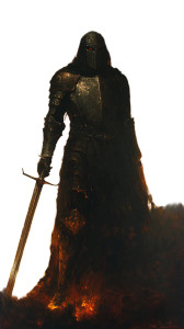 Ghost Knight Art Vinyl Car Decal Sticker – Waterproof & UV-Resistant 8"