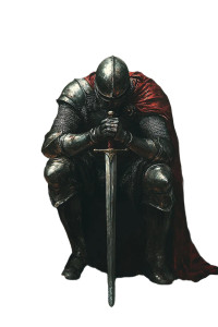 Knight'S Oath V3 Vinyl Car Decal Sticker – Waterproof & UV-Resistant 8"