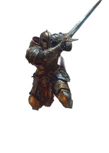 Light Paladin Battle Vinyl Car Decal Sticker – Waterproof & UV-Resistant 8"