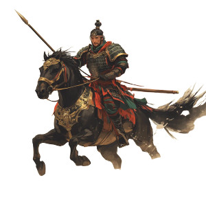 Ancient Chinese General V12 Vinyl Car Decal Sticker – Waterproof & UV-Resistant 8"