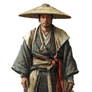 Feudal Japanese Ashigaru Vinyl Car Decal Sticker – Waterproof & UV-Resistant 8"