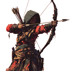 Druid Bandit Vinyl Car Decal Sticker – Waterproof & UV-Resistant 8"