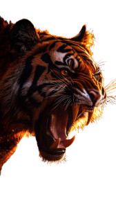 Angry Tiger V13 Vinyl Car Decal Sticker – Waterproof & UV-Resistant 8" Angry Tiger V13 Vinyl Car Decal Sticker – Waterproof & UV-Resistant 8"