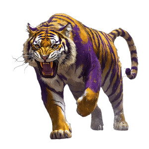 Mascot Tiger Vinyl Car Decal Sticker – Waterproof & UV-Resistant 8"