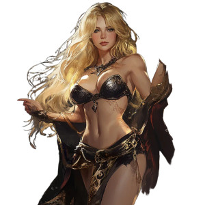 Blonde Sorceress Vinyl Car Decal Sticker – Waterproof & UV-Resistant 8" Blonde Sorceress Vinyl Car Decal Sticker – Waterproof & UV-Resistant 8"