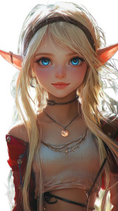 Cute Elf Girl V2 Vinyl Car Decal Sticker – Waterproof & UV-Resistant 8" Cute Elf Girl V2 Vinyl Car Decal Sticker – Waterproof & UV-Resistant 8"
