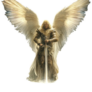 Archangel Michael V13 Vinyl Car Decal Sticker – Waterproof & UV-Resistant 8"