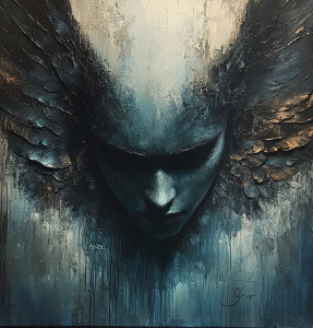 Abstract Angel Painting V5 Vinyl Car Decal Sticker – Waterproof & UV-Resistant 8" Abstract Angel Painting V5 Vinyl Car Decal Sticker – Waterproof & UV-Resistant 8"