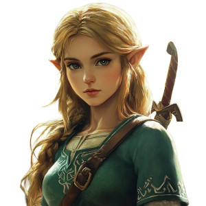 Zelda Vinyl Car Decal Sticker – Waterproof & UV-Resistant 8" Zelda Vinyl Car Decal Sticker – Waterproof & UV-Resistant 8"