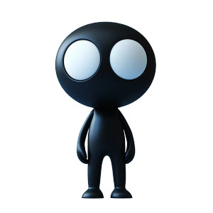 Vinyl Figure Design Vinyl Car Decal Sticker – Waterproof & UV-Resistant 8"