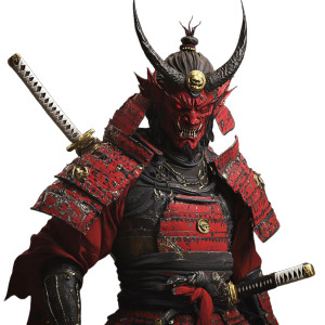Demon Samurai V9 Vinyl Car Decal Sticker – Waterproof & UV-Resistant 8" Demon Samurai V9 Vinyl Car Decal Sticker – Waterproof & UV-Resistant 8"