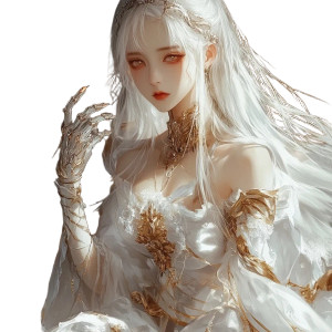 Wounded Anime Princess Vinyl Car Decal Sticker – Waterproof & UV-Resistant 8"