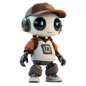 Cute Robot Vinyl Car Decal Sticker – Waterproof & UV-Resistant 8" Cute Robot Vinyl Car Decal Sticker – Waterproof & UV-Resistant 8"
