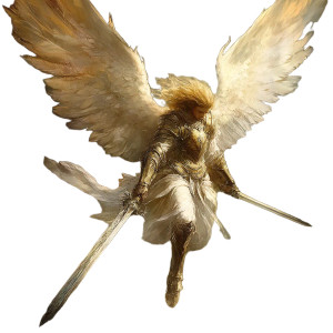 Battle Angel Descending Vinyl Car Decal Sticker – Waterproof & UV-Resistant 8" Battle Angel Descending Vinyl Car Decal Sticker – Waterproof & UV-Resistant 8"