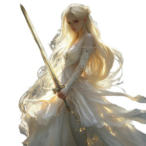 Sword Fairy Vinyl Car Decal Sticker – Waterproof & UV-Resistant 8" Sword Fairy Vinyl Car Decal Sticker – Waterproof & UV-Resistant 8"