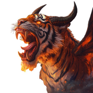 Fantasy Tiger Hybrid Vinyl Car Decal Sticker – Waterproof & UV-Resistant 8" Fantasy Tiger Hybrid Vinyl Car Decal Sticker – Waterproof & UV-Resistant 8"