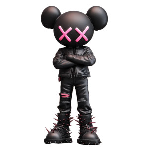 Luxurycore Vinyl Toy Vinyl Car Decal Sticker – Waterproof & UV-Resistant 8"