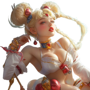 Sailor Moon V3 Vinyl Car Decal Sticker – Waterproof & UV-Resistant 8"