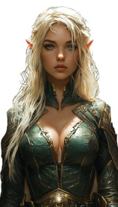 Elven Queen Portrait Vinyl Car Decal Sticker – Waterproof & UV-Resistant 8" Elven Queen Portrait Vinyl Car Decal Sticker – Waterproof & UV-Resistant 8"