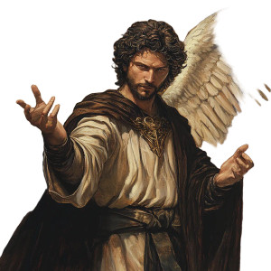 Cunning Angel Vinyl Car Decal Sticker – Waterproof & UV-Resistant 8"