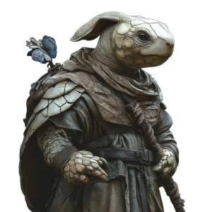 Fantasy Tortoise Hare Vinyl Car Decal Sticker – Waterproof & UV-Resistant 8"