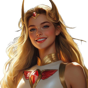 Realistic She-Ra Vinyl Car Decal Sticker – Waterproof & UV-Resistant 8"