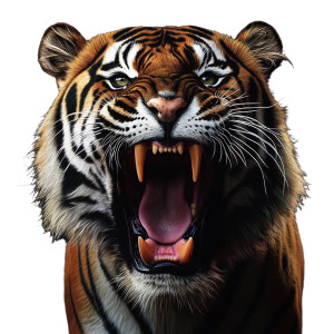 Epic Tiger Roaring Vinyl Car Decal Sticker – Waterproof & UV-Resistant 8" Epic Tiger Roaring Vinyl Car Decal Sticker – Waterproof & UV-Resistant 8"