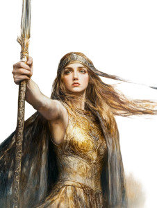 Warrior Queen Vinyl Car Decal Sticker – Waterproof & UV-Resistant 8"