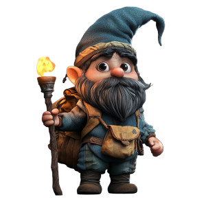 Gnome Adventurer Vinyl Car Decal Sticker – Waterproof & UV-Resistant 8" Gnome Adventurer Vinyl Car Decal Sticker – Waterproof & UV-Resistant 8"