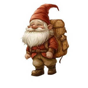 Fairytale Gnome Vinyl Car Decal Sticker – Waterproof & UV-Resistant 8" Fairytale Gnome Vinyl Car Decal Sticker – Waterproof & UV-Resistant 8"