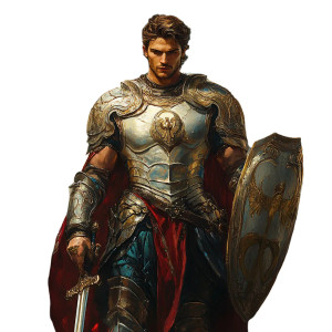 Saint Michael Archangel V12 Vinyl Car Decal Sticker – Waterproof & UV-Resistant 8"