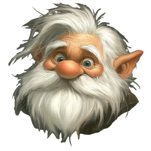 Fantasy Gnome Vinyl Car Decal Sticker – Waterproof & UV-Resistant 8"