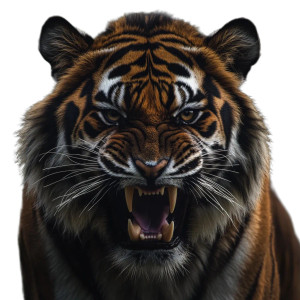 Fierce Tiger V15 Vinyl Car Decal Sticker – Waterproof & UV-Resistant 8" Fierce Tiger V15 Vinyl Car Decal Sticker – Waterproof & UV-Resistant 8"