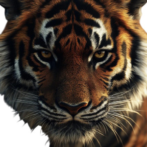 Hyperrealistic Tiger Vinyl Car Decal Sticker – Waterproof & UV-Resistant 8"