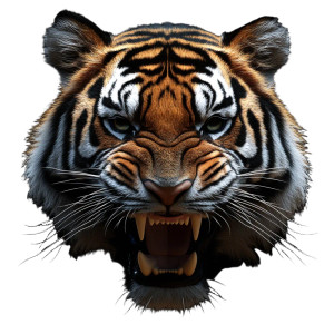 Roaring Tiger V32 Vinyl Car Decal Sticker – Waterproof & UV-Resistant 8" Roaring Tiger V32 Vinyl Car Decal Sticker – Waterproof & UV-Resistant 8"