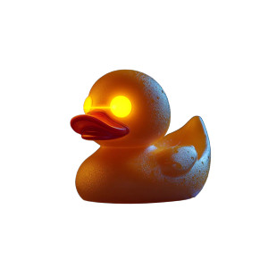 Laser Duck Vinyl Car Decal Sticker – Waterproof & UV-Resistant 8"