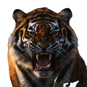 Majestic Tiger Roar Vinyl Car Decal Sticker – Waterproof & UV-Resistant 8" Majestic Tiger Roar Vinyl Car Decal Sticker – Waterproof & UV-Resistant 8"