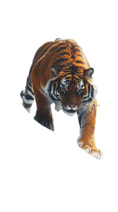 Mountain Tiger Vinyl Car Decal Sticker – Waterproof & UV-Resistant 8" Mountain Tiger Vinyl Car Decal Sticker – Waterproof & UV-Resistant 8"