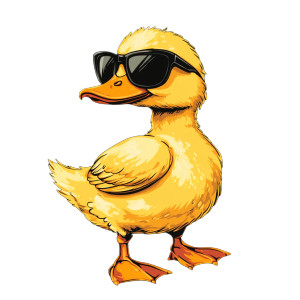 Cool Duck V7 Vinyl Car Decal Sticker – Waterproof & UV-Resistant 8" Cool Duck V7 Vinyl Car Decal Sticker – Waterproof & UV-Resistant 8"