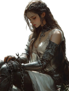 Enchanted Knight'S Fate Vinyl Car Decal Sticker – Waterproof & UV-Resistant 8"