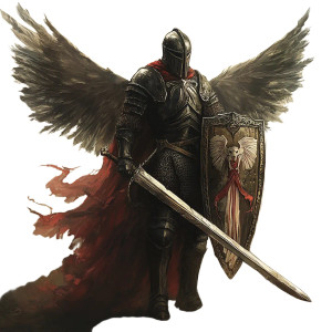 Knight Arcangels Army Vinyl Car Decal Sticker – Waterproof & UV-Resistant 8"