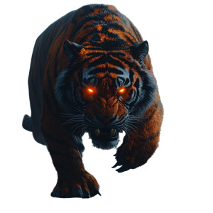 Tiger-Bear Hybrid V2 Vinyl Car Decal Sticker – Waterproof & UV-Resistant 8" Tiger-Bear Hybrid V2 Vinyl Car Decal Sticker – Waterproof & UV-Resistant 8"