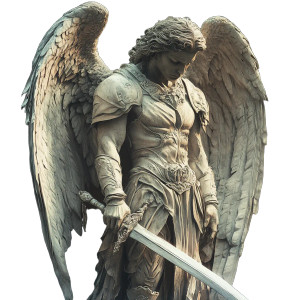 Guardian Angel Sword Vinyl Car Decal Sticker – Waterproof & UV-Resistant 8" Guardian Angel Sword Vinyl Car Decal Sticker – Waterproof & UV-Resistant 8"